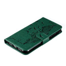 Feather Pattern Litchi Texture Horizontal Flip Leather Case with Wallet & Holder & Card Slots For iPhone 11(Green)