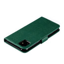 Feather Pattern Litchi Texture Horizontal Flip Leather Case with Wallet & Holder & Card Slots For iPhone 11(Green)
