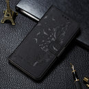 Feather Pattern Litchi Texture Horizontal Flip Leather Case with Wallet & Holder & Card Slots For iPhone 11(Black)