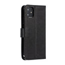 Feather Pattern Litchi Texture Horizontal Flip Leather Case with Wallet & Holder & Card Slots For iPhone 11(Black)
