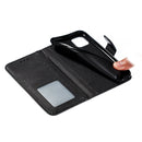 Feather Pattern Litchi Texture Horizontal Flip Leather Case with Wallet & Holder & Card Slots For iPhone 11(Black)