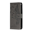 Feather Pattern Litchi Texture Horizontal Flip Leather Case with Wallet & Holder & Card Slots For iPhone 11(Gray)