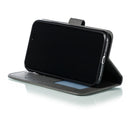 Feather Pattern Litchi Texture Horizontal Flip Leather Case with Wallet & Holder & Card Slots For iPhone 11(Gray)