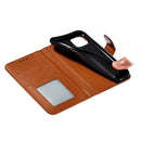 Feather Pattern Litchi Texture Horizontal Flip Leather Case with Wallet & Holder & Card Slots For iPhone 11(Brown)