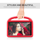Shockproof EVA Bumper Case with Handle & Holder for Galaxy Tab A 10.1 T510 / T515(Red)