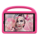 Shockproof EVA Bumper Case with Handle & Holder for Galaxy Tab A 10.1 T510 / T515(Rose Red)