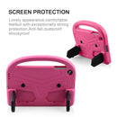 Shockproof EVA Bumper Case with Handle & Holder for Galaxy Tab A 10.1 T510 / T515(Rose Red)