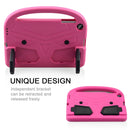 Shockproof EVA Bumper Case with Handle & Holder for Galaxy Tab A 10.1 T510 / T515(Rose Red)