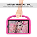 Shockproof EVA Bumper Case with Handle & Holder for Galaxy Tab A 10.1 T510 / T515(Rose Red)