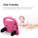 Shockproof EVA Bumper Case with Handle & Holder for Galaxy Tab A 10.1 T510 / T515(Rose Red)