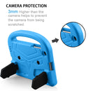 Shockproof EVA Bumper Case with Handle & Holder for Galaxy Tab A 10.1 T510 / T515(Blue)