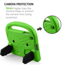 Shockproof EVA Bumper Case with Handle & Holder for Galaxy Tab A 10.1 T510 / T515(Green)