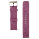 Simple Fashion Canvas Watch Band for Fitbit Versa / Versa 2(Dark Red)