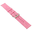 Simple Fashion Canvas Watch Band for Fitbit Versa / Versa 2(Pink)