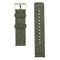 Simple Fashion Canvas Watch Band for Fitbit Versa / Versa 2(Army Green)