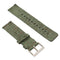 Simple Fashion Canvas Watch Band for Fitbit Versa / Versa 2(Army Green)