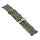 Simple Fashion Canvas Watch Band for Fitbit Versa / Versa 2(Army Green)
