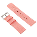 Simple Fashion Canvas Watch Band for Fitbit Versa / Versa 2(Coral)