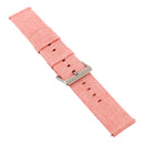 Simple Fashion Canvas Watch Band for Fitbit Versa / Versa 2(Coral)