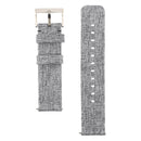 Simple Fashion Canvas Watch Band for Fitbit Versa / Versa 2(Grey)