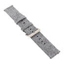 Simple Fashion Canvas Watch Band for Fitbit Versa / Versa 2(Grey)