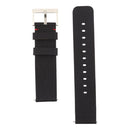 Simple Fashion Canvas Watch Band for Fitbit Versa / Versa 2(Black)