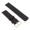 Simple Fashion Canvas Watch Band for Fitbit Versa / Versa 2(Black)