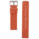 Simple Fashion Canvas Watch Band for Fitbit Versa / Versa 2(Light Orange)