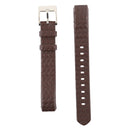 Smart Watch Shiny Leather Watch Band for Fitbit Alta(Dark Brown)