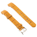 Smart Watch Shiny Leather Watch Band for Fitbit Alta(Lemon Yellow)