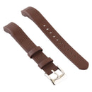 Smart Watch Shiny Leather Watch Band for Fitbit Alta(Coffee)