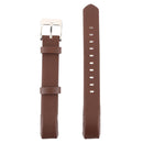 Smart Watch Shiny Leather Watch Band for Fitbit Alta(Coffee)
