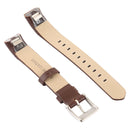 Smart Watch Shiny Leather Watch Band for Fitbit Alta(Coffee)