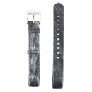 Smart Watch Shiny Leather Watch Band for Fitbit Alta(Grey)