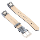 Smart Watch Shiny Leather Watch Band for Fitbit Alta(Grey)
