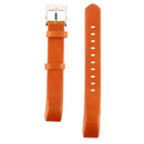 Smart Watch Shiny Leather Watch Band for Fitbit Alta(Orange)