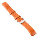 Smart Watch Shiny Leather Watch Band for Fitbit Alta(Orange)