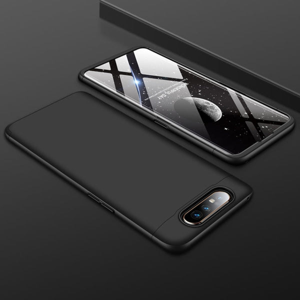 GKK Three Stage Splicing Full Coverage PC Case For Galaxy A80(Black)