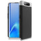 GKK Three Stage Splicing Full Coverage PC Case For Galaxy A80(Black Silver)