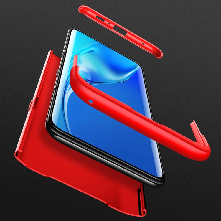 GKK Three Stage Splicing Full Coverage PC Case For Galaxy A80(Red)