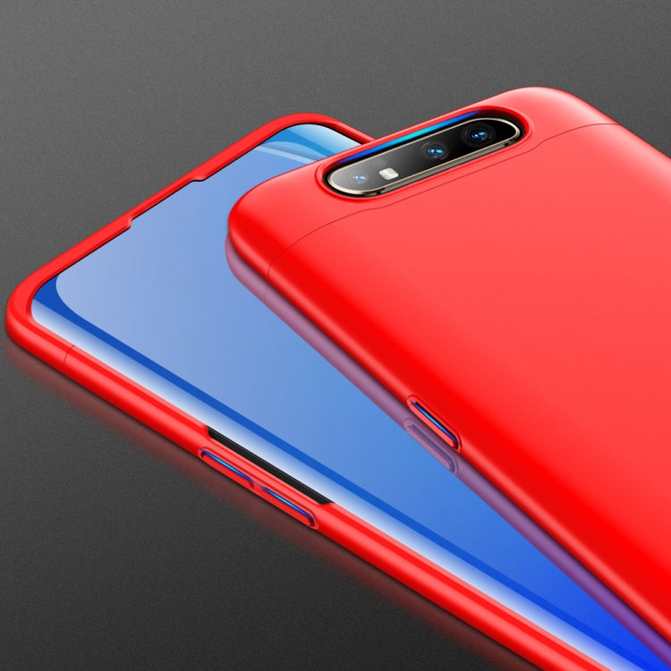 GKK Three Stage Splicing Full Coverage PC Case For Galaxy A80(Red)