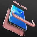 GKK Three Stage Splicing Full Coverage PC Case For Galaxy A80(Rose Gold)