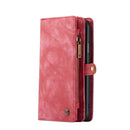 CaseMe-008 Detachable Multifunctional Horizontal Flip Leather Case with Card Slot & Holder & Zipper Wallet & Photo Frame For iPhone 11(Red)