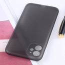 For iPhone 11 Ultra-thin Frosted PP Case(Black)