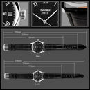 SKMEI 9058 Multifunctional Outdoor Fashion Waterproof Silver Shell Quartz Wrist Watch (Women Style Black Face Black Strap)