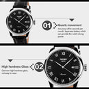 SKMEI 9058 Multifunctional Outdoor Fashion Waterproof Gold Shell Quartz Wrist Watch(Men Style Silver Face Brown Strap)