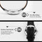 SKMEI 9058 Multifunctional Outdoor Fashion Waterproof Gold Shell Quartz Wrist Watch(Men Style Silver Face Brown Strap)