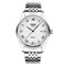 SKMEI 9058 Multifunctional Outdoor Fashion Waterproof Steel Strip Quartz Wrist Watch(Men Style White)