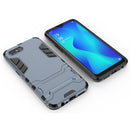 For OPPO A1k / Realme C2 Shockproof PC + TPU Protective Case with Invisible Holder(Navy Blue)
