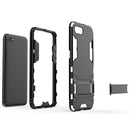 For OPPO A1k / Realme C2 Shockproof PC + TPU Protective Case with Invisible Holder(Navy Blue)
